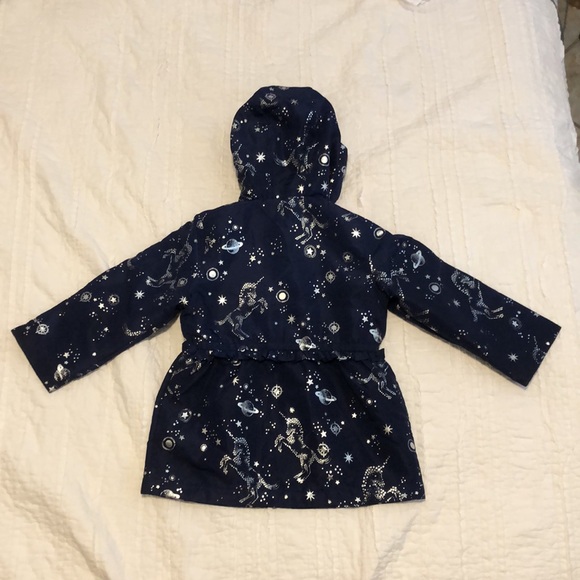 LONDON FOG Navy Midweight Trench Jacket Kids Size 5 - Picture 14 of 14